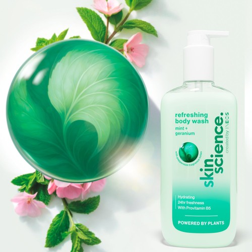INEOS Skin Science Mint & Geranium Body Wash