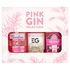 Premium Pink Gin Trio Selection Gift Set