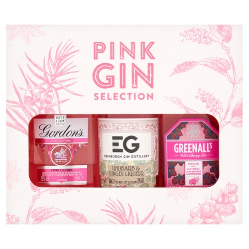 Premium Pink Gin Trio Selection Gift Set