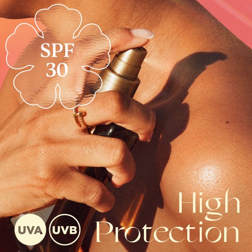 Hawaiian Tropic Glowing Protection SPF 30 Dry Oil Sun Spray
