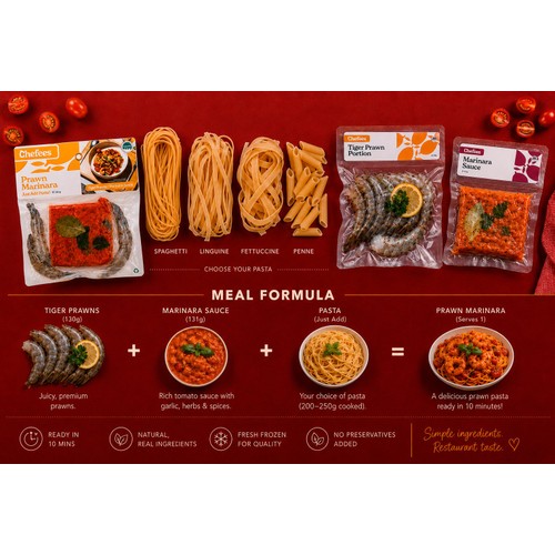 Chefees Prawn Marinara (Just Add Pasta!)