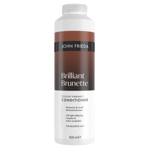 John Frieda Brilliant Brunette Colour Vibrancy Conditioner 500Ml
