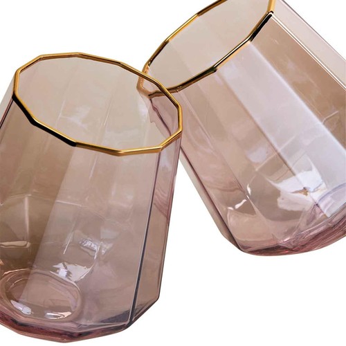 M&S Pearlescent Lustre Tumblers, Pink