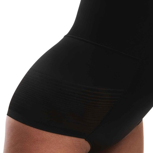 M&S Womens Body Define Firm Control Bodysuit, 16, Black
