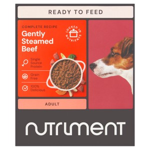 Nutriment Gently Steamed Recipe Turkey & Beef for Puppies
