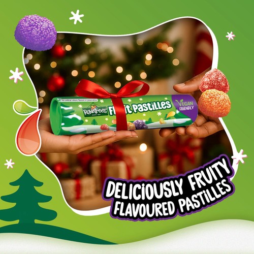Rowntree's Fruit Pastilles Vegan Friendly Sweets Giant Tube