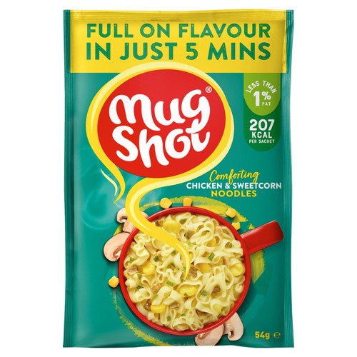 Mug Shot Chicken Noodles with Sweetcorn & Mushrooms