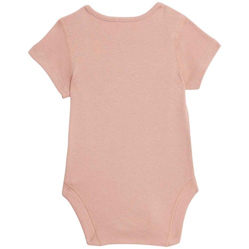 M&S Pure Cotton Bodysuits, 9-12 Months, Pink