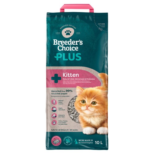 Breeders Choice Pro Biotic Kitten Paper Cat Litter