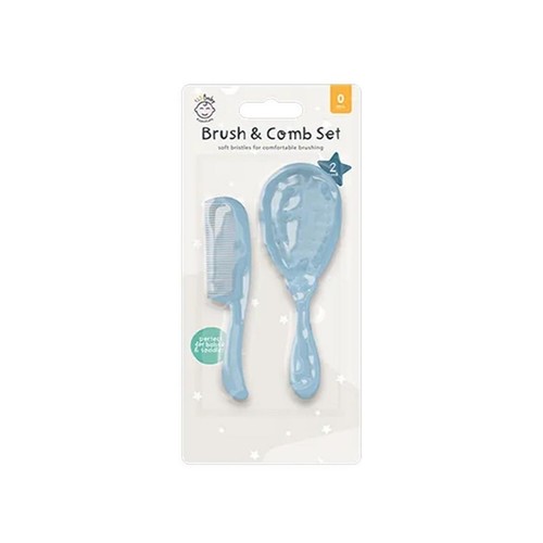 123 Baby Brush and Comb Set Blue