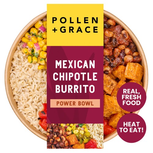 Pollen Grace Mexican Chipotle Burrito Hot Bowl, 400g Pollen Grace Mexican Chipotle Burrito Hot Bowl, 400g