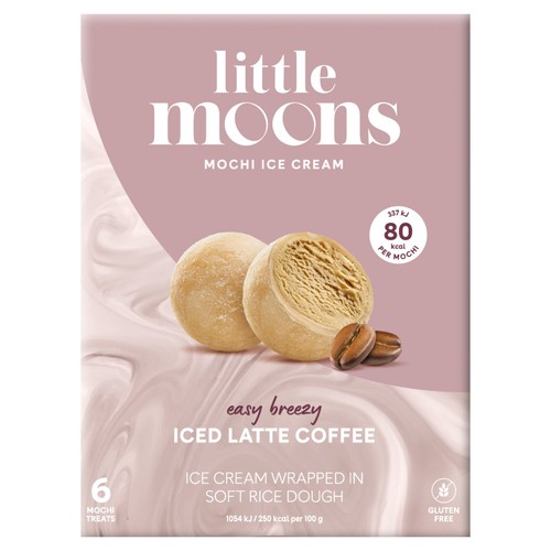 Little Moons Iced Latte Coffee Mochi Ice Cream 