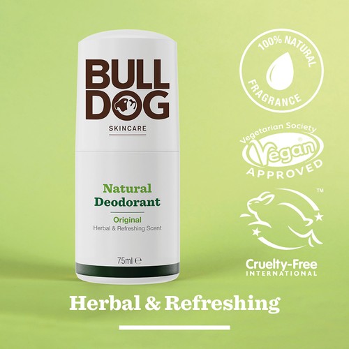 Bulldog Skincare Natural Deodorant Roll-On Original