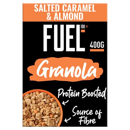 FUEL10K Salted Caramel Protein Granola Breakfast Cereal