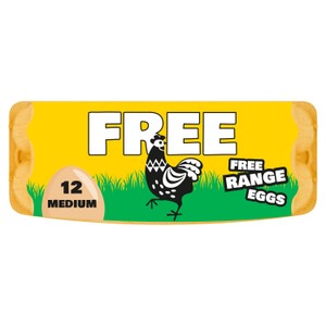 FREE 12 Medium Free Range Eggs