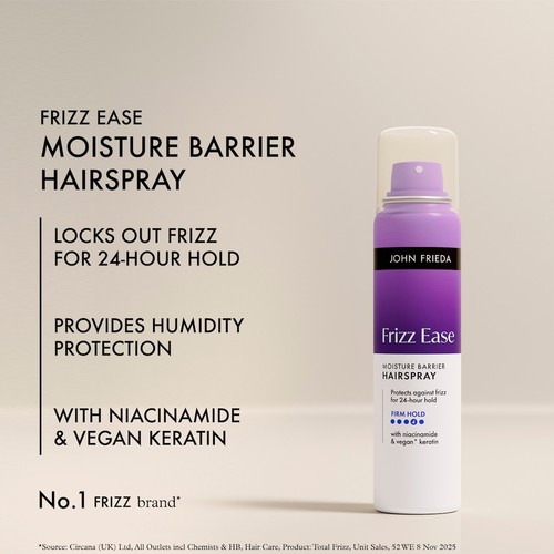 John Frieda Frizz Ease Moisture Barrier Hairspray 
