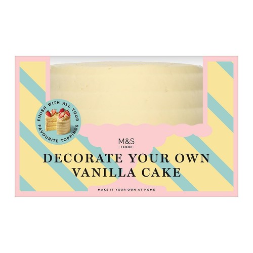 M&S Decorate Your Own Vanilla Cake