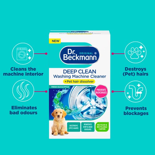 Dr. Beckmann Deep Clean Washing Machine Cleaner & Pet Hair Dissolver