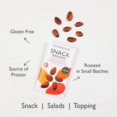 Clearspring Gluten Free Organic Tamari Roasted Almonds