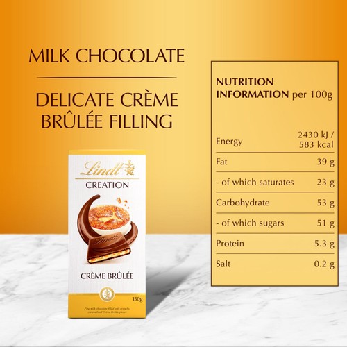Lindt Creation Creme Brulee