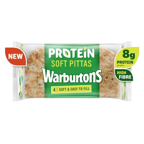 Warburtons 4 Protein Pittas