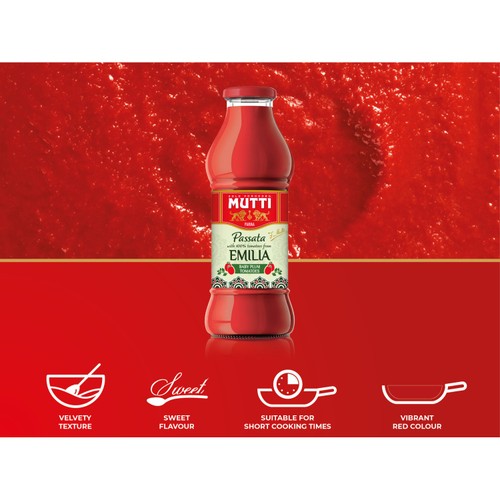 Mutti Baby Plum Italian Tomato Passata - Sweet & Smooth
