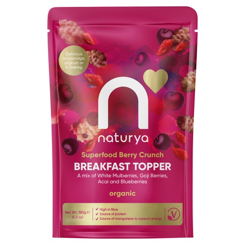 Naturya Organic Superfood Breakfast Topper Berry Crunch