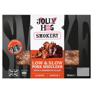 The Jolly Hog Hot Smoked BBQ Pulled Pork Shoulder