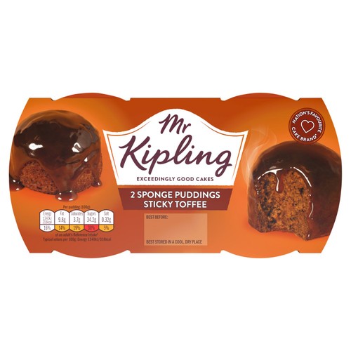 Mr Kipling Sticky Toffee Sponge Pudding Desserts