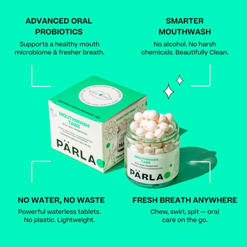 Parla Mouthwash Probiotic Tabs
