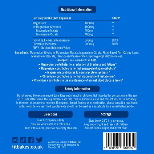 Fitbakes Magnesium & Chromium