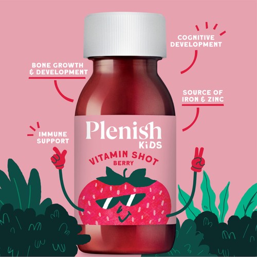 Plenish Kids Strawberry Shot
