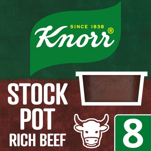 Knorr 8 Rich Beef Stock Pot, 8 x 28g Knorr 8 Rich Beef Stock Pot, 8 x 28g