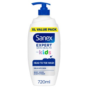 Sanex Expert Skin Health Moisturising Shower Gel Body Wash Pump 720ml