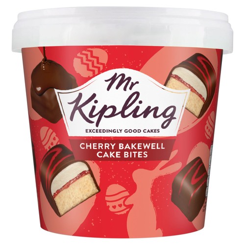 Mr Kipling Cherry Bakewell Cake Bites