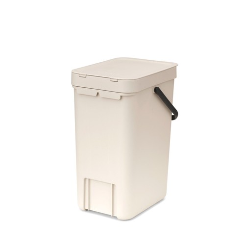 Brabantia Sort & Go Waste Bin Soft Beige 12 Litre