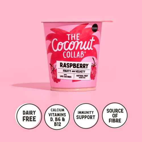 The Coconut Collab Raspberry Coconut Yoghurt 