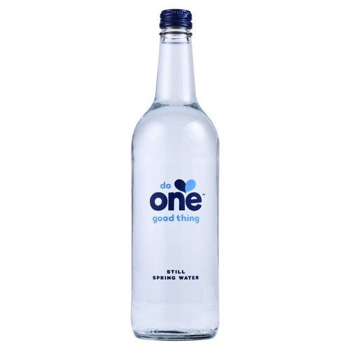 One Water Still Glass Bottle