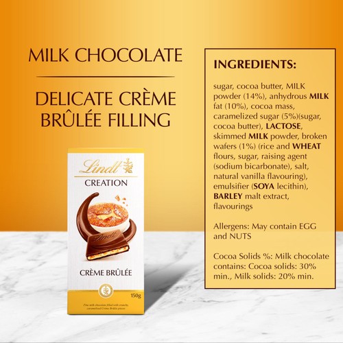 Lindt Creation Creme Brulee