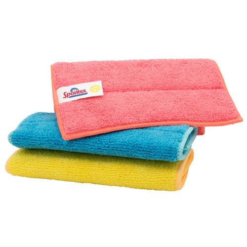 Spontex Microfibre Cloth Pads - Multi Purpose Kitchen Cleaner