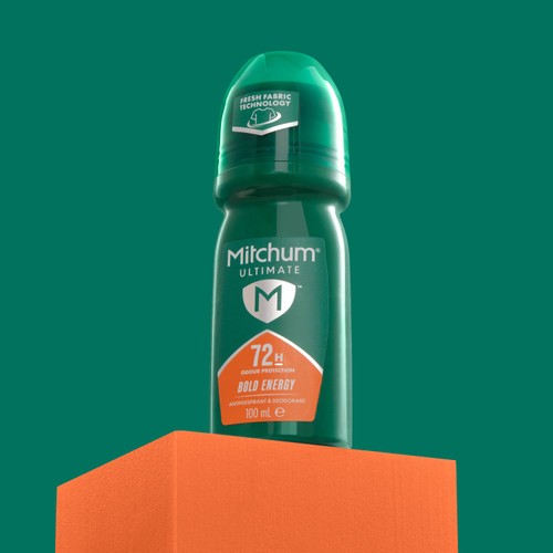 Mitchum Male Ultimate 72H Roll-On, Bold Energy
