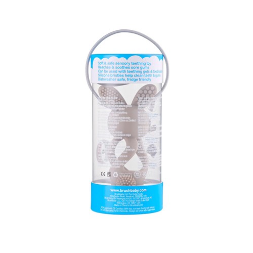Bobbie Bunny Baby Teether Toy Cappuccino Grey