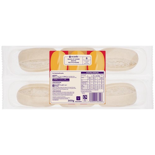 Ocado Bake at Home White Petits Pains