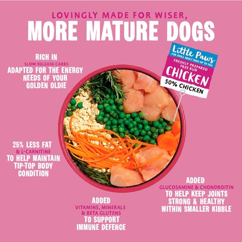 Barking Heads Little Paws Golden Years Dry Dog Food