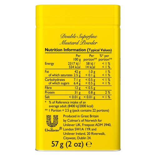 Colman's Original English Mustard Powder 