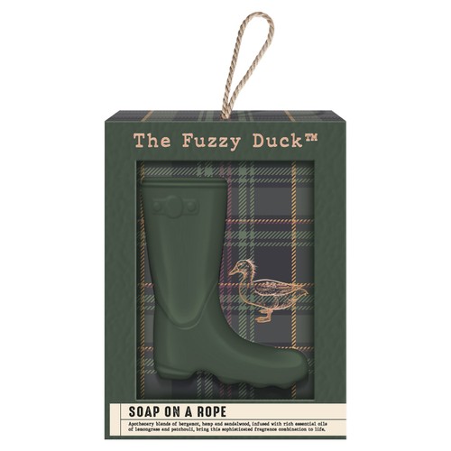 Baylis & Harding Mens The Fuzzy Duck Wellington Boot Soap On A Rope