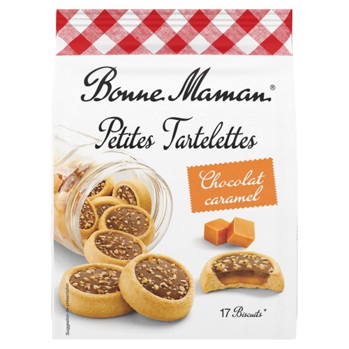 Bonne Maman Petit Choco & Caramel Tartlets Biscuits