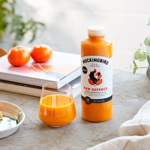 Mockingbird Raw Defence Smoothie, Mango, Passion Fruit, Carrot