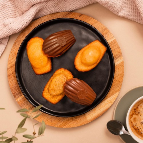 Maison Colibri Hazelnut Madeleine Milk Chocolate Shell
