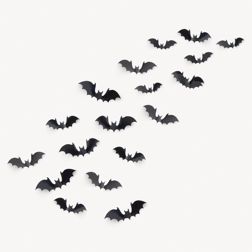 Flying Bat Halloween Wall Decorations Kit